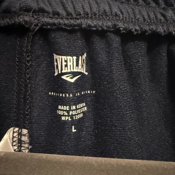 Everlast Dark Blue Track Pants with White Stripes. Size L - Picture 3 of 6